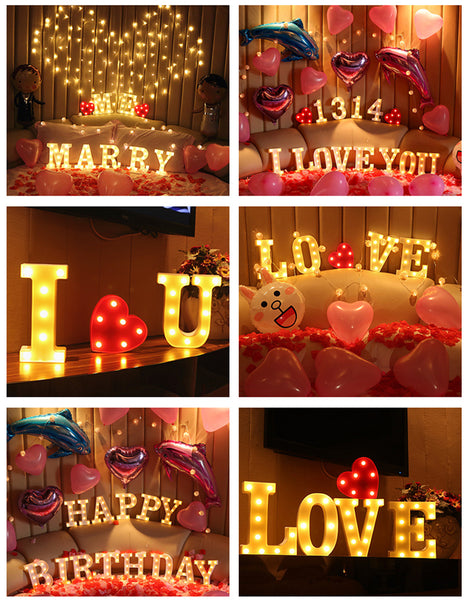 Luminous LED Light Letter