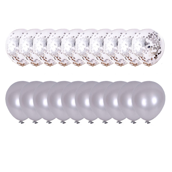 Elegant Balloon Confetti Set for Wedding Decoration