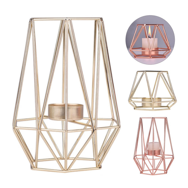 Geometric Candle Holders for Home Decoration