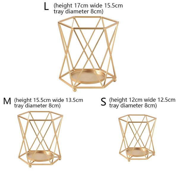 Geometric Candle Holders for Home Decoration