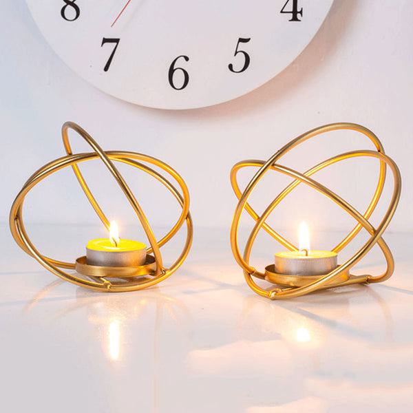 Geometric Candle Holders for Home Decoration