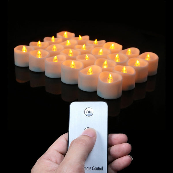 LED Votive Candles With Remote
