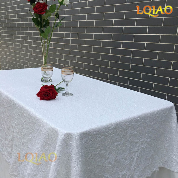 Rose Gold Sequin Tablecloth