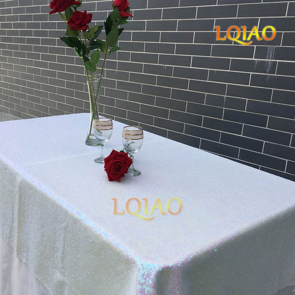 Rose Gold Sequin Tablecloth