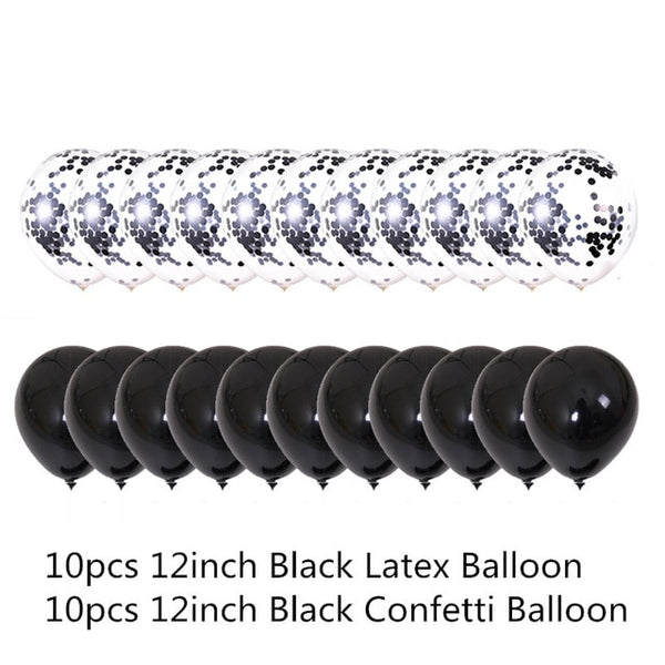 Elegant Balloon Confetti Set for Wedding Decoration