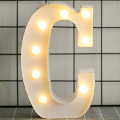 Luminous LED Light Letter