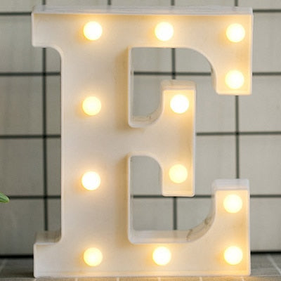 Luminous LED Light Letter