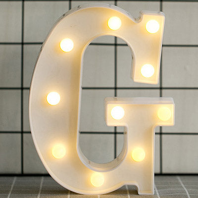 Luminous LED Light Letter