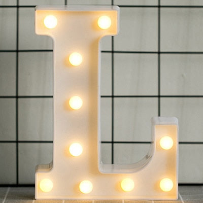 Luminous LED Light Letter