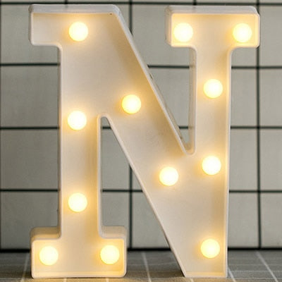 Luminous LED Light Letter