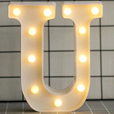 Luminous LED Light Letter