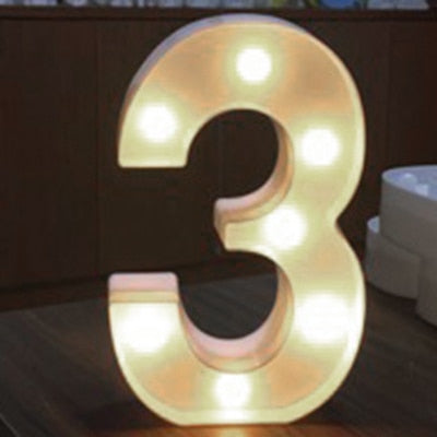 Luminous LED Light Letter