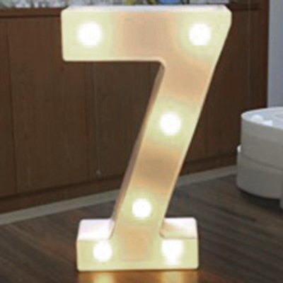 Luminous LED Light Letter