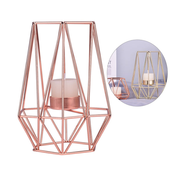 Geometric Candle Holders for Home Decoration