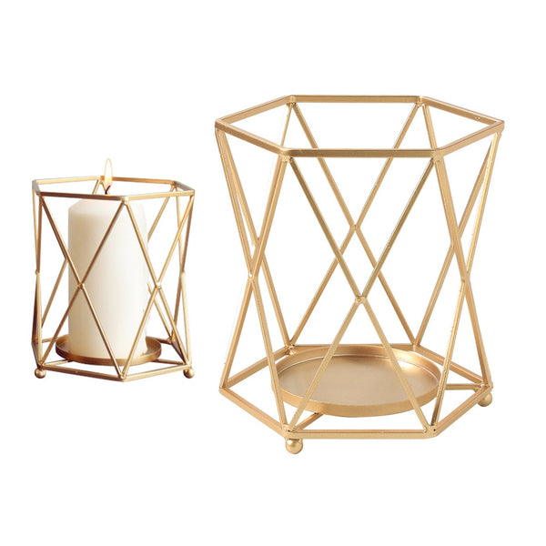 Geometric Candle Holders for Home Decoration