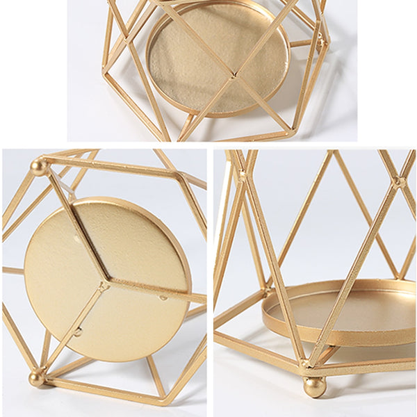 Geometric Candle Holders for Home Decoration