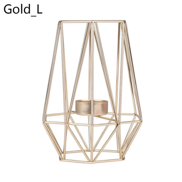 Geometric Candle Holders for Home Decoration