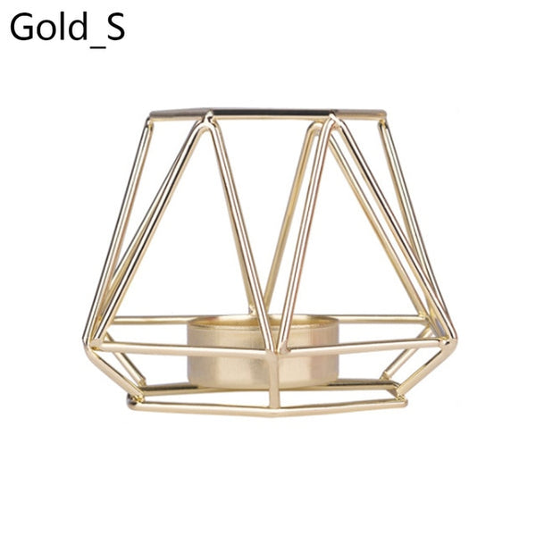 Geometric Candle Holders for Home Decoration