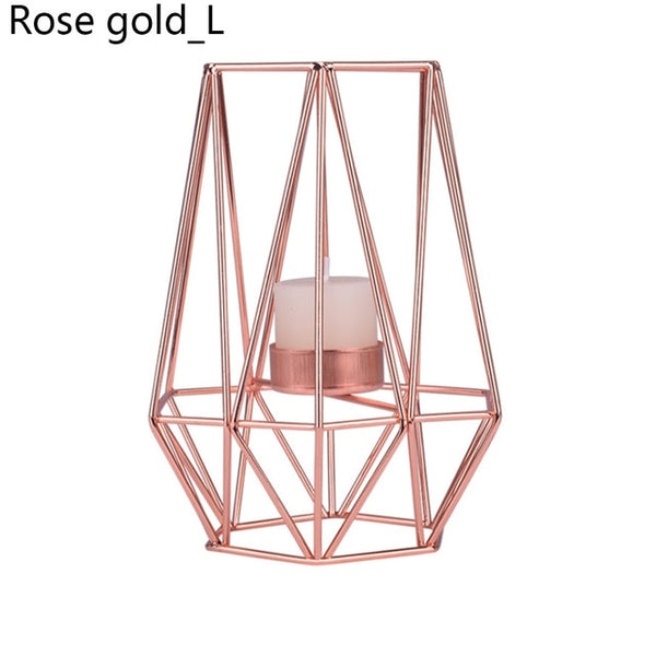 Geometric Candle Holders for Home Decoration