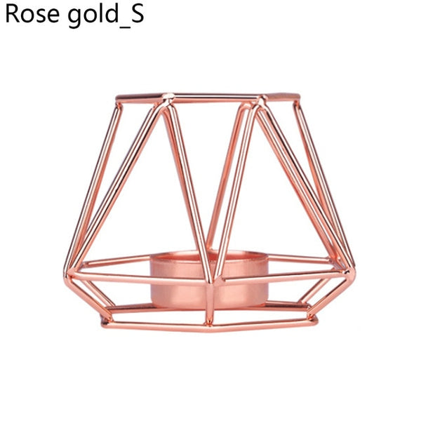 Geometric Candle Holders for Home Decoration