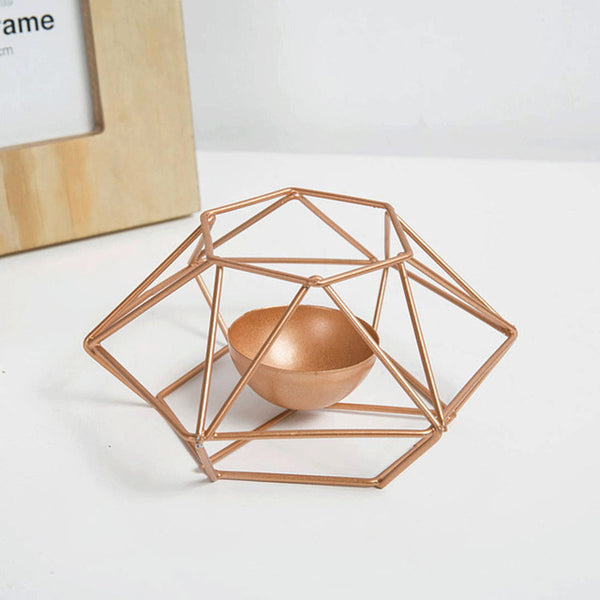Geometric Candle Holders for Home Decoration