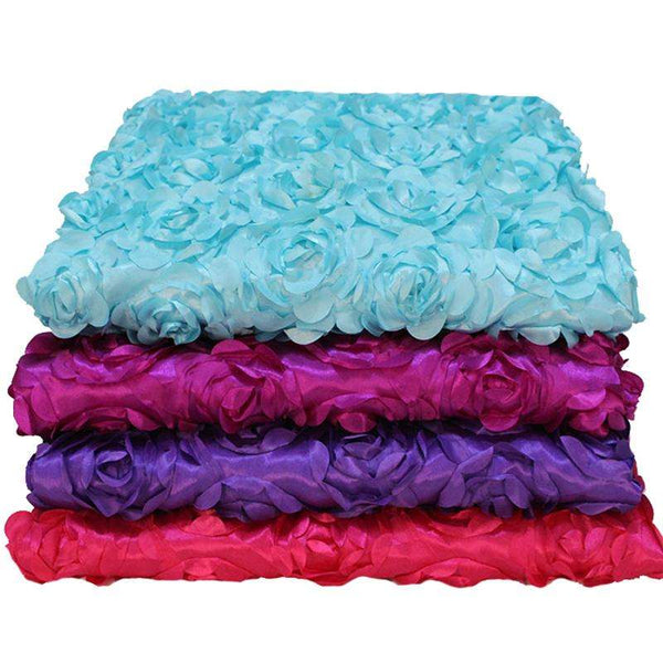 Satin Flower Aisle Runner - Event Supply Shop