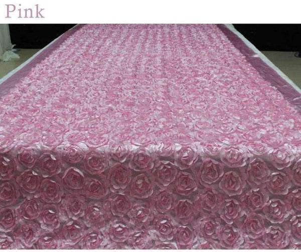 Satin Flower Aisle Runner - Event Supply Shop