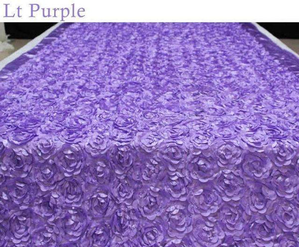 Satin Flower Aisle Runner - Event Supply Shop