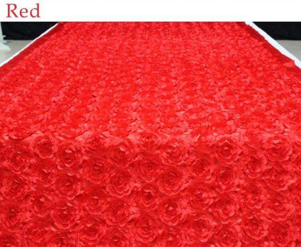Satin Flower Aisle Runner - Event Supply Shop