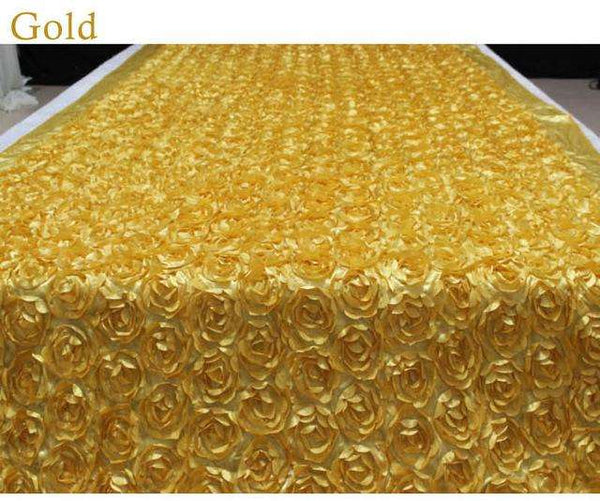 Satin Flower Aisle Runner - Event Supply Shop
