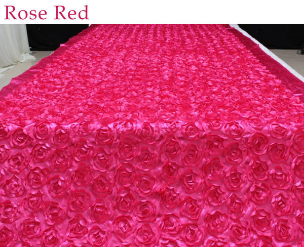 Satin Flower Aisle Runner - Event Supply Shop