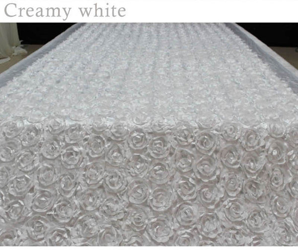 Satin Flower Aisle Runner - Event Supply Shop