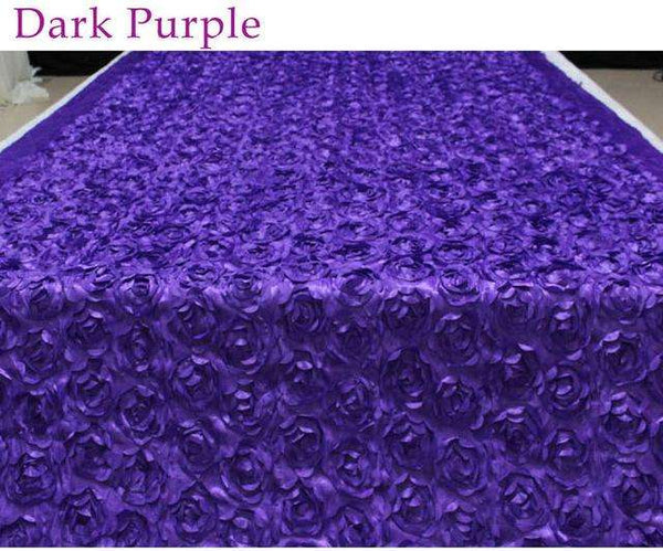 Satin Flower Aisle Runner - Event Supply Shop