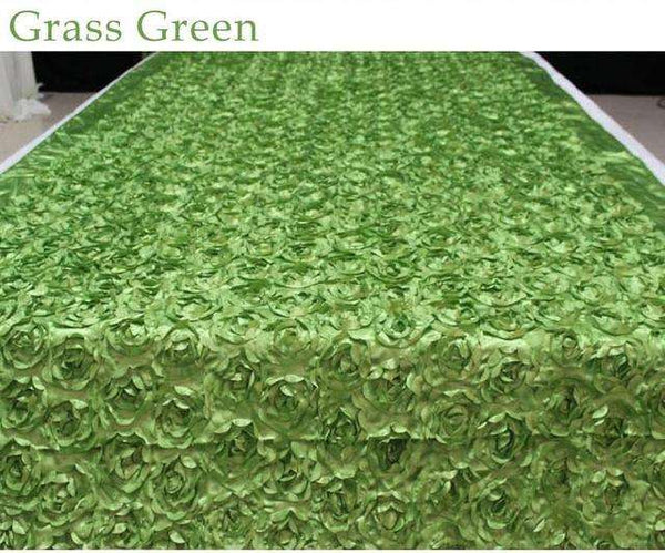 Satin Flower Aisle Runner - Event Supply Shop