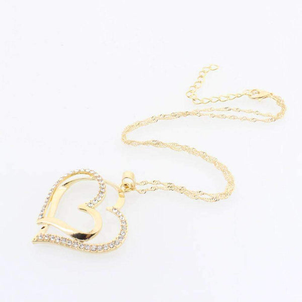 Heart Necklace and Earrings Set - Event Supply Shop