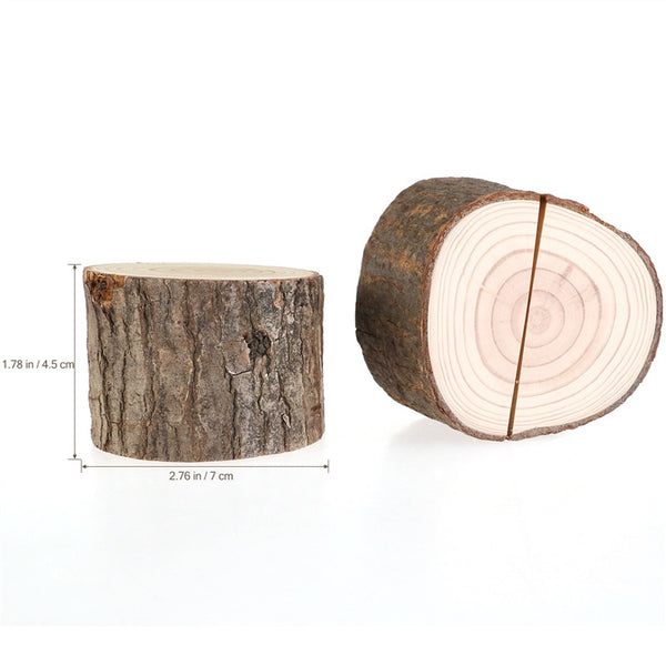 Wooden Card Holders Table Number Stands (5) - Event Supply Shop