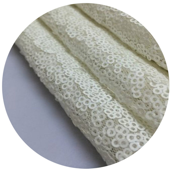 Hand Stitched White Sequin Aisle Runner - Event Supply Shop
