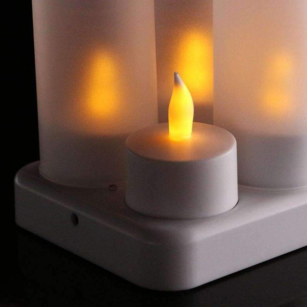 12/6 Rechargeable Flameless LED Tea Candle Light