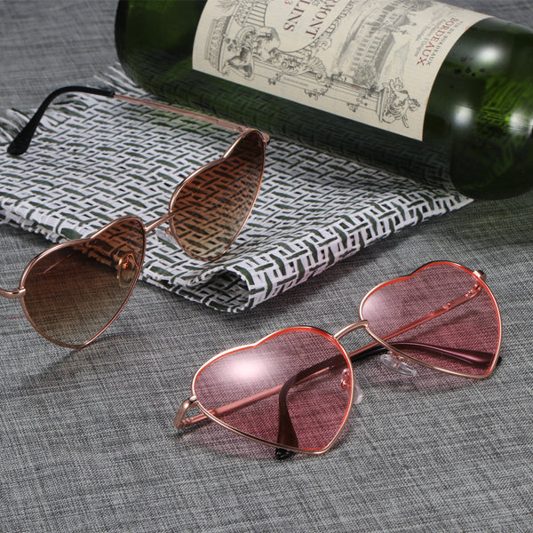 Bachelorette Heart Shaped Aviator Sunglasses - Event Supply Shop