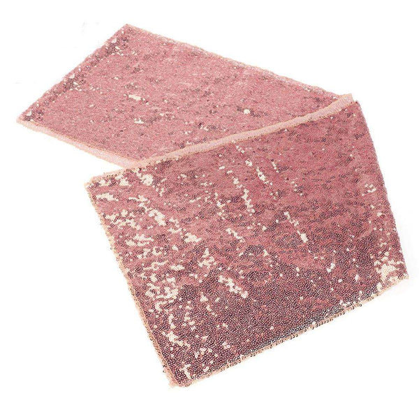 Brilliance Sequin Table Runner Gold, Silver, Rose Gold - Event Supply Shop