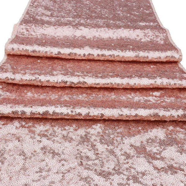 Brilliance Sequin Table Runner Gold, Silver, Rose Gold - Event Supply Shop