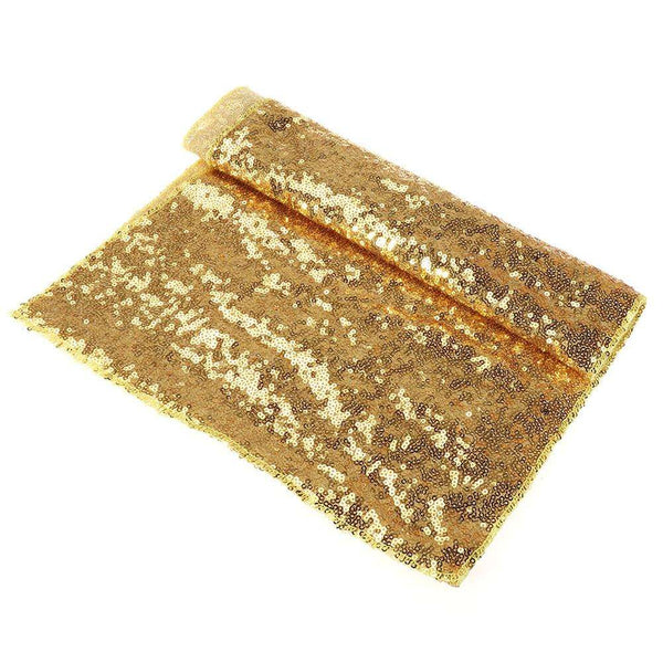 Brilliance Sequin Table Runner Gold, Silver, Rose Gold - Event Supply Shop