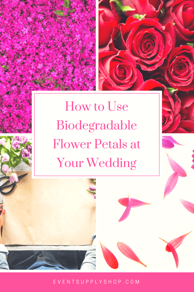 How to Make and Use Biodegradable Rose Petals for Weddings