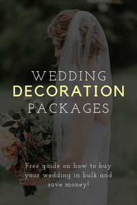 Wedding Decoration Packages: How to Buy Your Wedding in Bulk