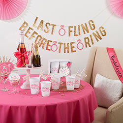 Last Fling Before the Ring 66-Piece Bachelorette Party Kit