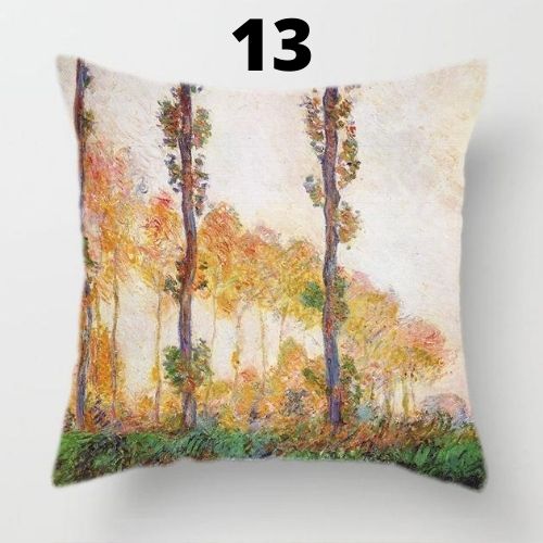 Claude Monet Printing Cushion Cover