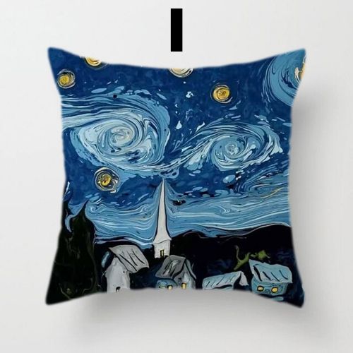 Van Gogh Oil Painting Cushion Cover