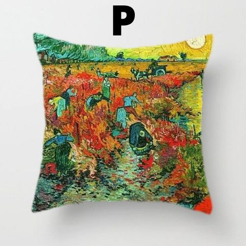 Van Gogh Oil Painting Cushion Cover