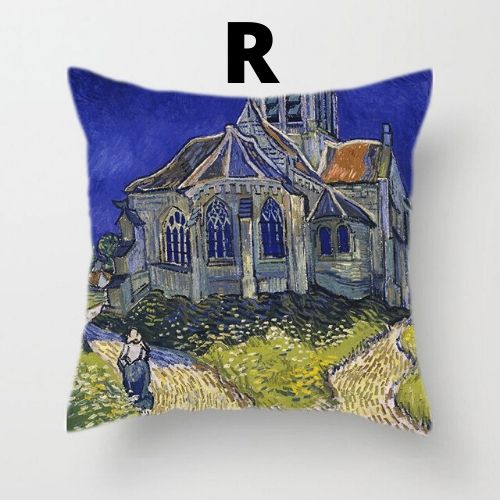 Van Gogh Oil Painting Cushion Cover