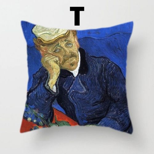Van Gogh Oil Painting Cushion Cover